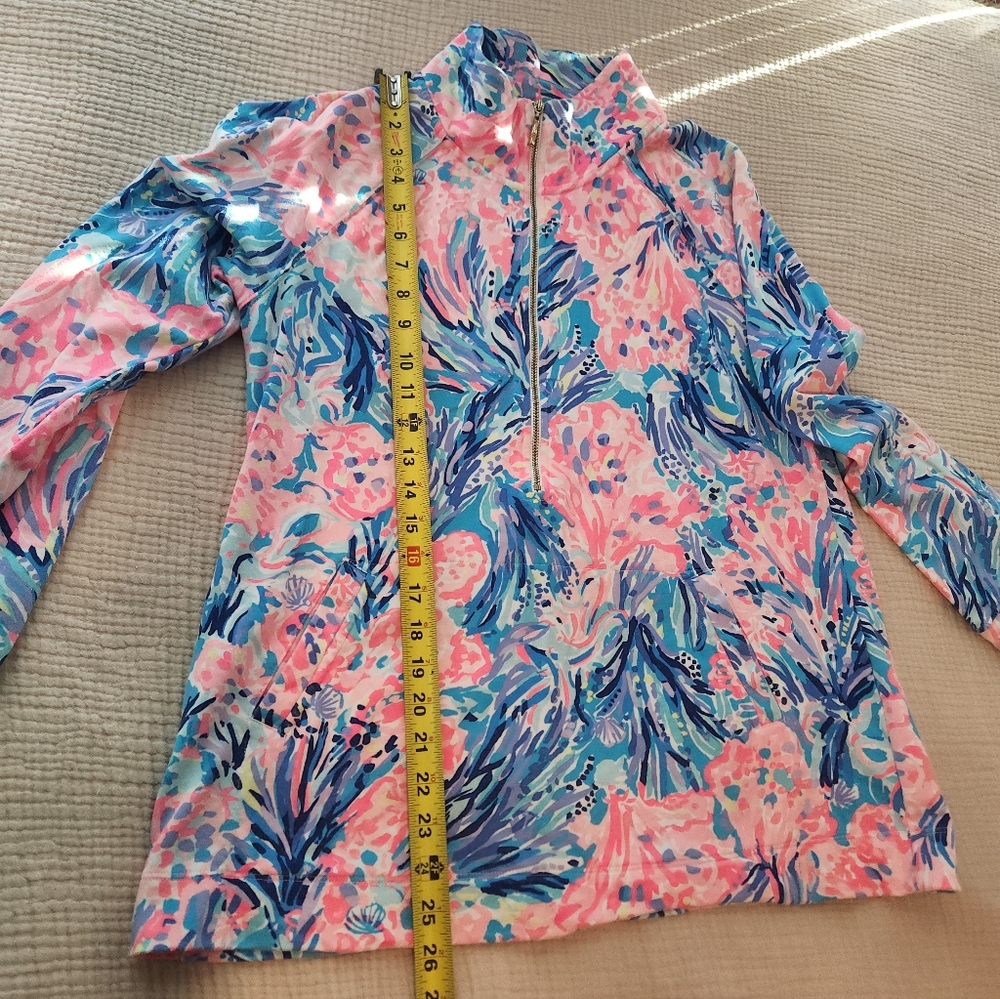 Lilly Pulitzer Pink and Blue Floral Jacket - Picture 7 of 11